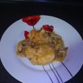 El cooksnap de Amparo Merino Urbina cuando hizo Sándwich de pollo con crema y champiñones.