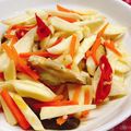 姚佩妘 的 紅蘿蔔茭白筍絲 cooksnap