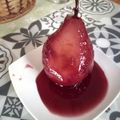 El cooksnap de Claudia Isabel cuando hizo Peras al vino tinto.