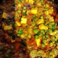 Vaishali Arora's cooksnap of when they made Matar Paneer Kadai Masala.
