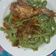 El cooksnap de Delfi Camacho cuando hizo Fideos caseros de espinaca.