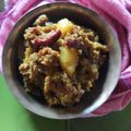 Runu Chowdhury's cooksnap of when they made থোড় ঘন্ট (thora ghonto recipe in Bengali).