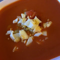 El cooksnap de Irene-Guirao cuando hizo Esencia de gazpacho.