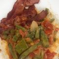 El cooksnap de Ileana GB cuando hizo Nopales con tocino keto.