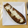 El cooksnap de Guillermo Gray cuando hizo Berenjenas rellenas.