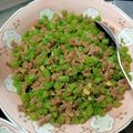 陳頴 的 蒜香肉末四季豆 cooksnap