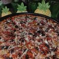 صورة من مرفت علي عفانه، شاركها بعد تجربة وصفة البيتزا الدجاج مع الفلفل البارد وزيتون وفطر 🍕🍕🍕😋