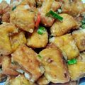 Cooksnap dari Luisa Maria untuk resep Tahu sutera saus telur asin ala red bean😁😁😁