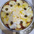 El cooksnap de roxanairamirez cuando hizo Pizza con masa de polenta.