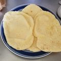 Micah Wallin's cooksnap of when they made Naan Bread.