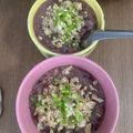 รูป Cooksnap ของ Mo Sorasak เมื่อเขาทำ โจ๊กไก่สับเห็ดหอม
