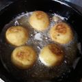 El cooksnap de Salvador Moreno cuando hizo Bombas de papa con queso💣.