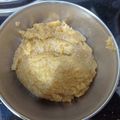 Sahara yadav 's cooksnap of when they made Besan halwa.