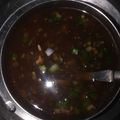Minal Rahul Bhakta's cooksnap of when they made મનચાઉં સૂપ (Manchow Soup Recipe In Gujarati).
