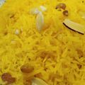 Naureen Khan Lodhi's cooksnap of when they made Zarda.