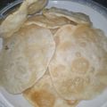 Nosheen Nadeem's cooksnap of when they made Puri paratha with chicken tikka.
