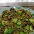 El cooksnap de Wallass cuando hizo Arroz Currypollo con Aguacate.