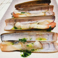 El cooksnap de CocinarParaCuatro cuando hizo Navajas a la plancha.
