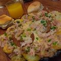 El cooksnap de matias serpellini cuando hizo Papas al horno con crema y jamón.
