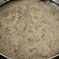 El cooksnap de César Aufheben cuando hizo Crema de champiñones.