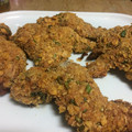 El cooksnap de Adela cuando hizo Alitas de pollo crujientes al horno rebozadas en cornflakes.