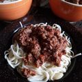 El cooksnap de Iara Fernández cuando hizo Salsa Bolognesa.