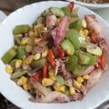 Cooksnap dari Puspita N untuk resep Tumis Cumi Asin + Jagung Manis + Petai