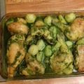 El cooksnap de Esther Soto cuando hizo Pollo al horno en salsa de perejil y limón.