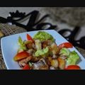 صورة من 🍓💞مطبخ ام ندى اماني🍓💞، شاركها بعد تجربة وصفة سلطة سيزار الصحية