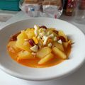 El cooksnap de Yuting Li cuando hizo Patatas con Chorizo.