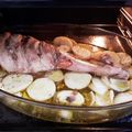 El cooksnap de Mey Castiel cuando hizo Pierna de cordero al horno con guarnición de papas.