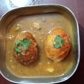 Saxena Arti का कुकस्नैप जब उन्होंने ढाबा स्टाइल एग करी ( dhaba style egg curry recipe in Hindi बनाया था।