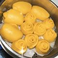 陳琪琪 的 南瓜玫瑰花饅頭（全素） cooksnap
