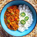 El cooksnap de Vegan Yorch cuando hizo Lentejas al ras el hanout.