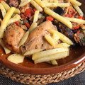El cooksnap de @tesa.cuina cuando hizo Pollastre a l'all i oli.