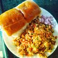 Mrs. Snehal Rohidas Rawool's cooksnap of when they made एग भुर्जी पाव (egg bhurji pav recipe in marathi).