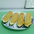 El cooksnap de Rocío Neira cuando hizo Calabacines rellenos de atún.