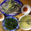 Cooksnap của Lan Thu khi họ làm theo món Cá rô phi hấp gừng, hành