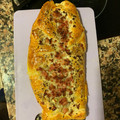El cooksnap de Laura cuando hizo Hojaldre con queso de cabra, membrillo, jamón y semillas.