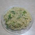 El cooksnap de Lady Marmalade cuando hizo Linguine al ajo y oliva.
