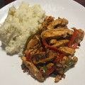 El cooksnap de Ariadne Moncada cuando hizo Fajitas de pollo con pimiento morrón.