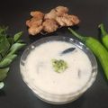 Harsha Gohil's cooksnap of when they made કાઠીયાવાડી ખાટી મીઠી કઢી (Kathiyawadi Khati Mithi Kadhi Recipe In Gujarati).
