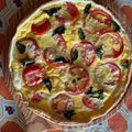 El cooksnap de Norali cuando hizo Tarta caprese.