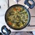 El cooksnap de Daniel Bravo Torres cuando hizo Crema de Apio.