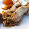 El cooksnap de Merry Gomez cuando hizo Pavo relleno para Navidad con frutas y frutos secos.
