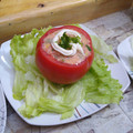 El cooksnap de paul reyes bustos cuando hizo Tomates rellenos con Atún.