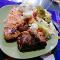 El cooksnap de Sherezada Lunic cuando hizo Asado de cerdo al tequila (Tamaulipas).
