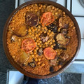 El cooksnap de Vicente cuando hizo Arroz al horno (con morcilla de cebolla y blanquet).