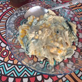 El cooksnap de yulissa cuando hizo Rajas de chile poblano con pollo.