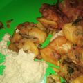 Barke Faraj's cooksnap of when they made Bhajia.